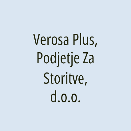 Verosa Plus, Podjetje Za Storitve, d.o.o. - Logotip