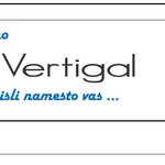Vertigal - zasteklitev brez motečih stekel  - Logotip