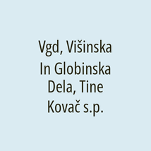 Vgd, Višinska In Globinska Dela, Tine Kovač s.p. - Logotip