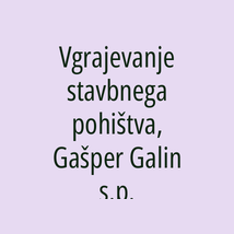 Vgrajevanje stavbnega pohištva, Gašper Galin s.p. - Logotip