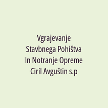 Vgrajevanje Stavbnega Pohištva In Notranje Opreme Ciril Avguštin s.p - Logotip