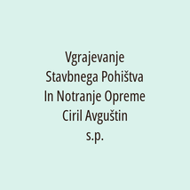 Vgrajevanje Stavbnega Pohištva In Notranje Opreme Ciril Avguštin s.p. - Logotip