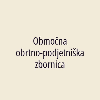 Območna obrtno-podjetniška zbornica