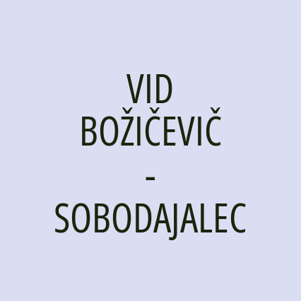 VID BOŽIČEVIČ - SOBODAJALEC - Logotip