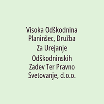 Visoka Odškodnina Planinšec, Družba Za Urejanje Odškodninskih Zadev Ter Pravno Svetovanje, d.o.o. - Logotip