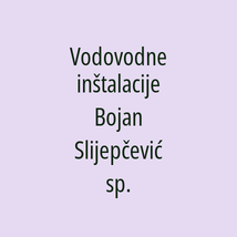 Vodovodne inštalacije Bojan Slijepčević sp. - Logotip