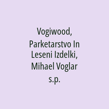 Vogiwood, Parketarstvo In Leseni Izdelki, Mihael Voglar s.p. - Logotip