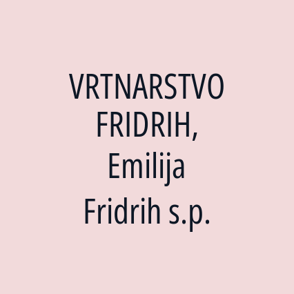 VRTNARSTVO FRIDRIH, Emilija Fridrih s.p. - Logotip