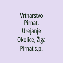 Vrtnarstvo Pirnat, Urejanje Okolice, Žiga Pirnat s.p. - Logotip