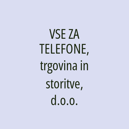 VSE ZA TELEFONE, trgovina in storitve, d.o.o. - Logotip