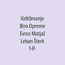 Vzdrževanje Biro Opreme Evros Matjaž Leban Šterk s.p. - Logotip