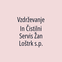 Vzdrževanje In Čistilni Servis Žan Loštrk s.p. - Logotip