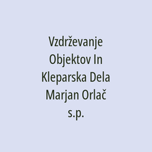 Vzdrževanje Objektov In Kleparska Dela Marjan Orlač s.p. - Logotip