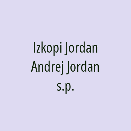 Izkopi Jordan Andrej Jordan s.p.