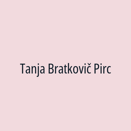 Tanja Bratkovič Pirc