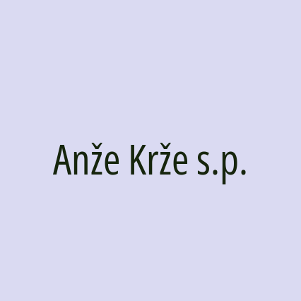 Anže Krže s.p.