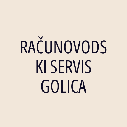 RAČUNOVODSKI SERVIS GOLICA