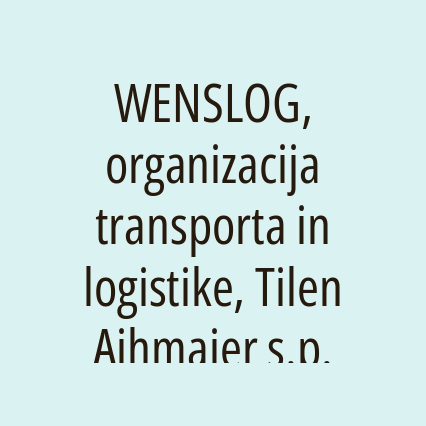 WENSLOG, organizacija transporta in logistike, Tilen Ajhmajer s.p. - Logotip