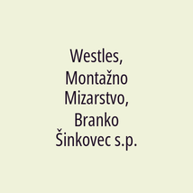 Westles, Montažno Mizarstvo, Branko Šinkovec s.p. - Logotip