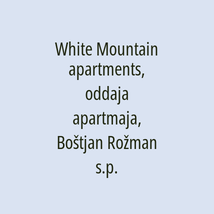 White Mountain apartments, oddaja apartmaja, Boštjan Rožman s.p. - Logotip