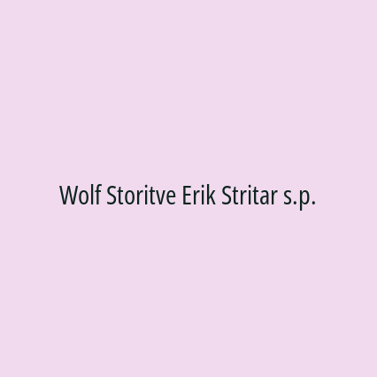 Wolf Storitve Erik Stritar s.p. - Logotip