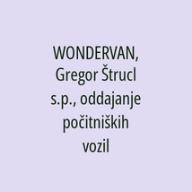 WONDERVAN, Gregor Štrucl s.p., oddajanje počitniških vozil - Logotip