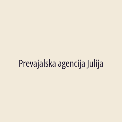 Prevajalska agencija Julija 