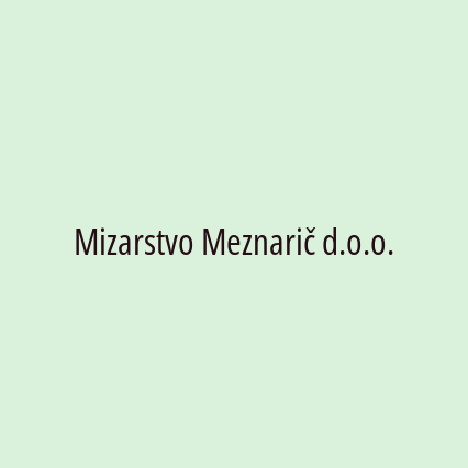 Mizarstvo Meznarič d.o.o.