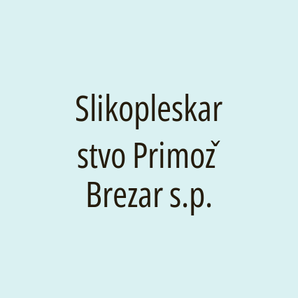 Slikopleskarstvo Primož Brezar s.p.