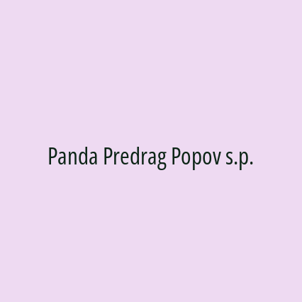 Panda Predrag Popov s.p. - Logotip