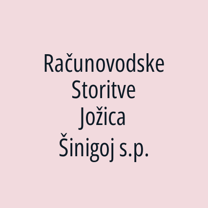 Računovodske Storitve Jožica Šinigoj s.p.