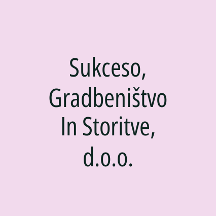 Sukceso, Gradbeništvo In Storitve, d.o.o. - Logotip