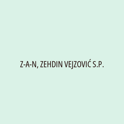 Z-A-N, ZEHDIN VEJZOVIĆ S.P. - Logotip