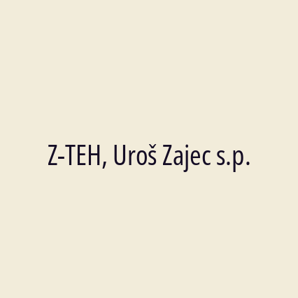 Z-TEH, Uroš Zajec s.p. - Logotip