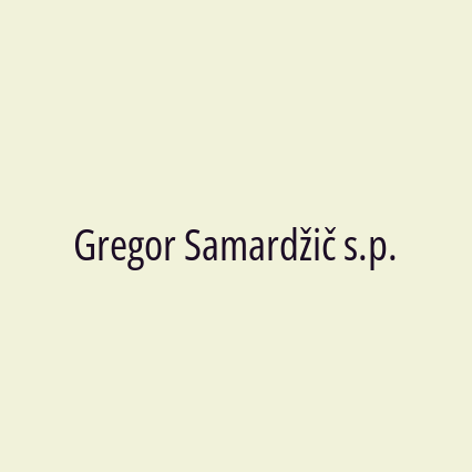 Gregor Samardžič s.p.