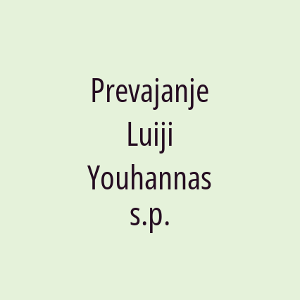 Prevajanje Luiji Youhannas s.p.