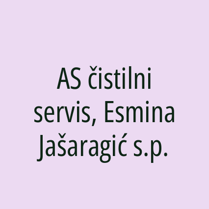 AS čistilni servis, Esmina Jašaragić s.p.