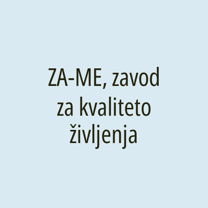 ZA-ME, zavod za kvaliteto življenja - Logotip
