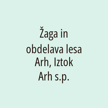 Žaga in obdelava lesa Arh, Iztok Arh s.p. - Logotip