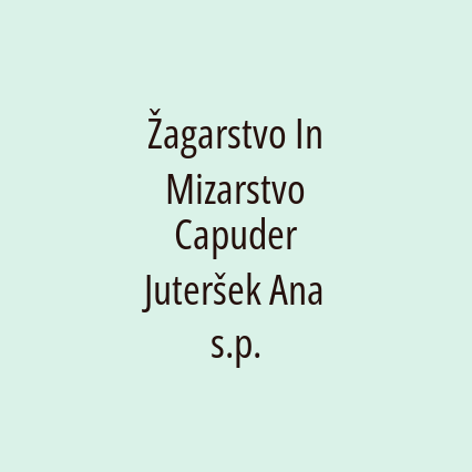 Žagarstvo In Mizarstvo Capuder Juteršek Ana s.p. - Logotip