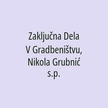 Zaključna Dela V Gradbeništvu, Nikola Grubnić s.p. - Logotip