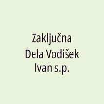 Zaključna Dela Vodišek Ivan s.p. - Logotip