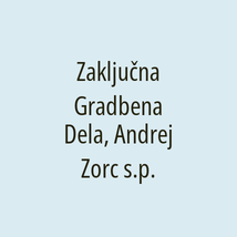 Zaključna Gradbena Dela, Andrej Zorc s.p. - Logotip