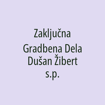 Zaključna Gradbena Dela Dušan Žibert s.p. - Logotip