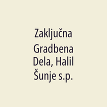 Zaključna Gradbena Dela, Halil Šunje s.p. - Logotip