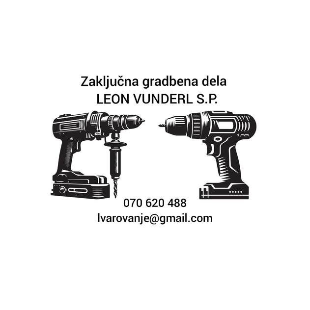 Zaključna Gradbena Dela, Leon Vunderl s.p. - Logotip