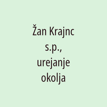 Žan Krajnc s.p., urejanje okolja - Logotip