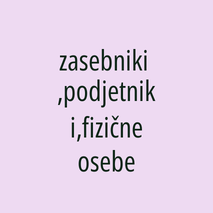 zasebniki ,podjetniki,fizične osebe - Logotip