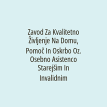 Zavod Za Kvalitetno Življenje Na Domu, Pomoč In Oskrbo Oz. Osebno Asistenco Starejšim In Invalidnim Osebam - Diha - Logotip