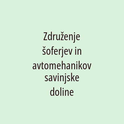 Združenje šoferjev in avtomehanikov savinjske doline - Logotip